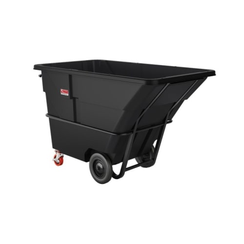 Camión basculante de servicio pesado Suncast Commercial de 2 yardas cúbicas, negro